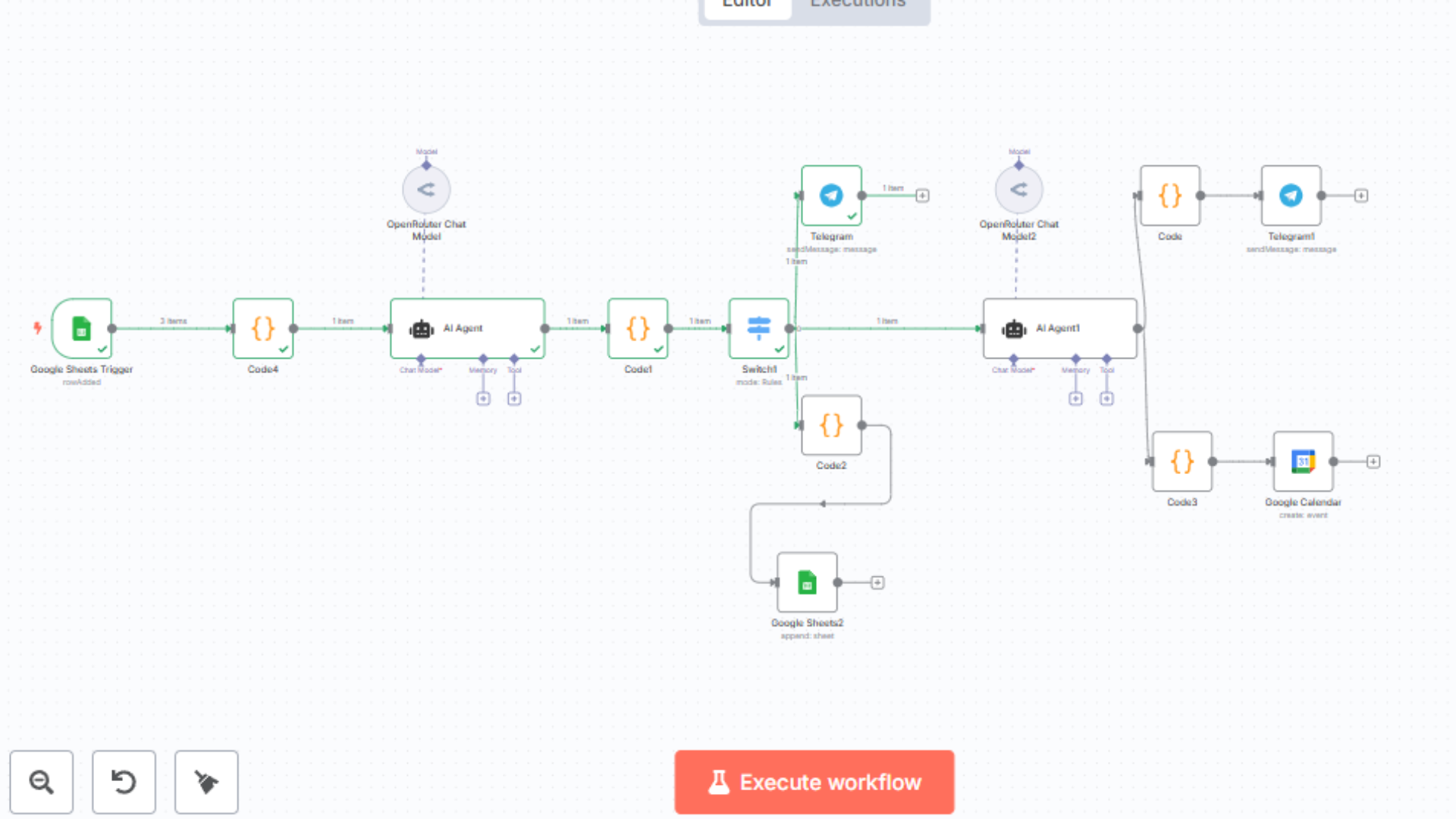 Workflow example